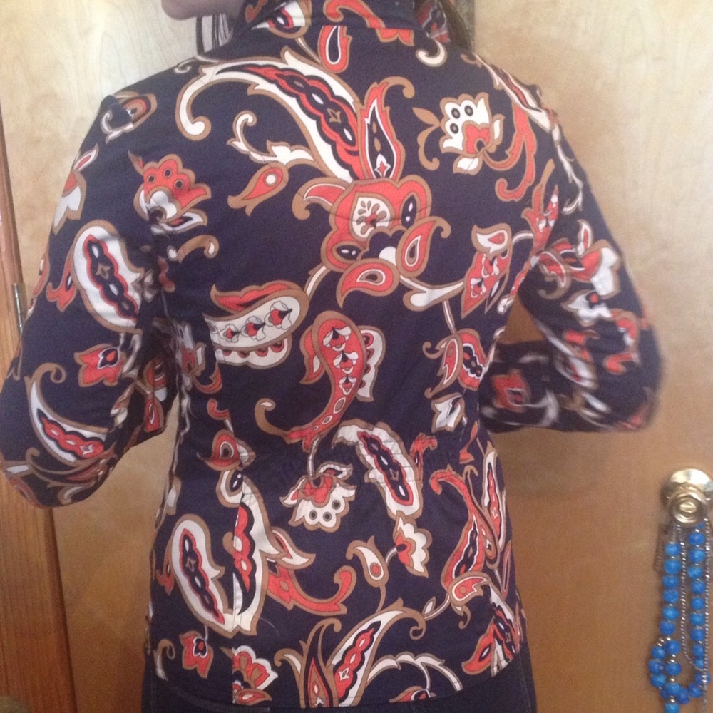 HOSTPICK Charter Club Paisley Printed‎ Blazer - Picture 5 of 5